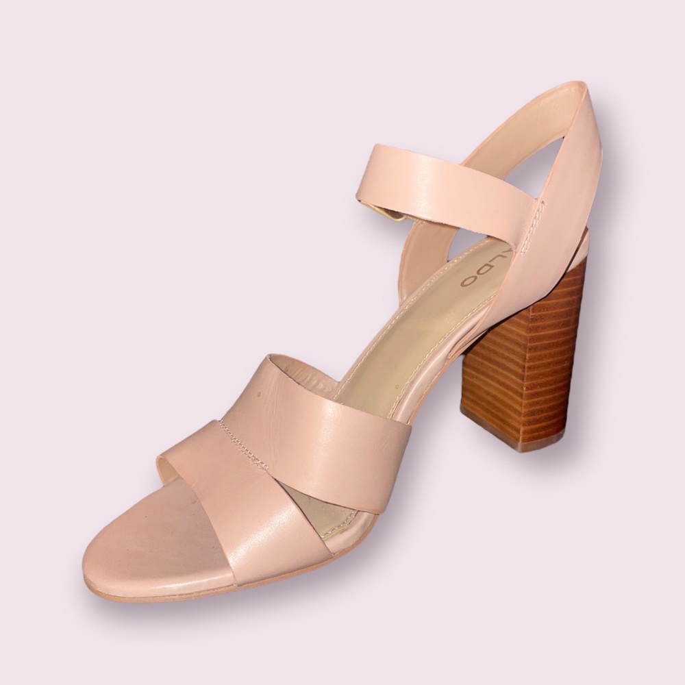 Aldo Strappy block heel sandals
